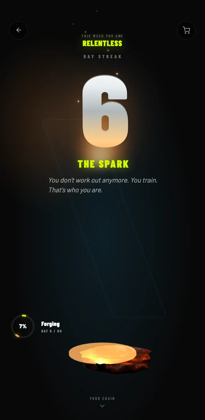 Streak at risk screen